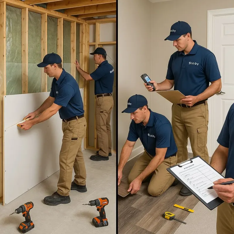 Repairs and Reconstruction process in Mesquite, TX